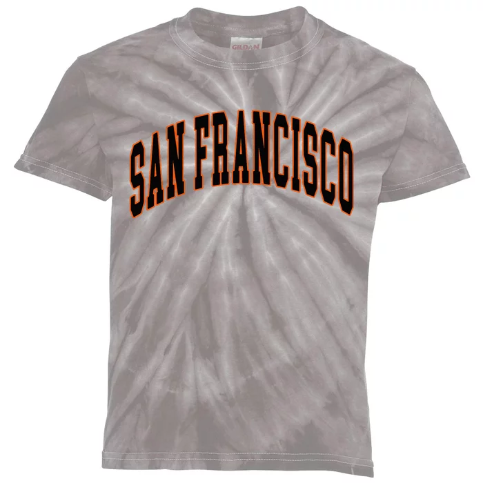 San Francisco Text Kids Tie-Dye T-Shirt