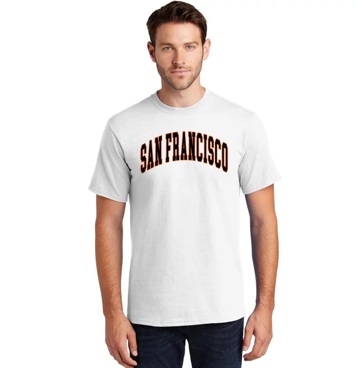 San Francisco Text Tall T-Shirt