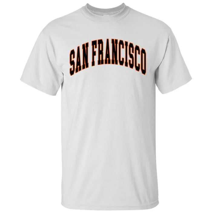 San Francisco Text Tall T-Shirt