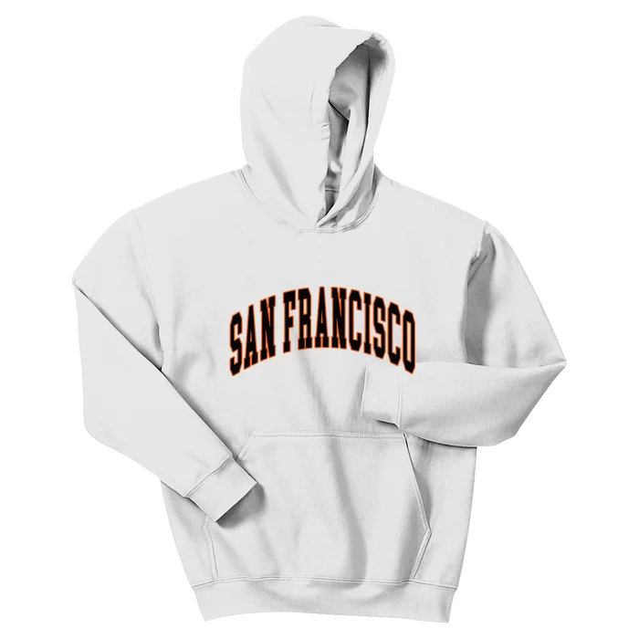 San Francisco Text Kids Hoodie