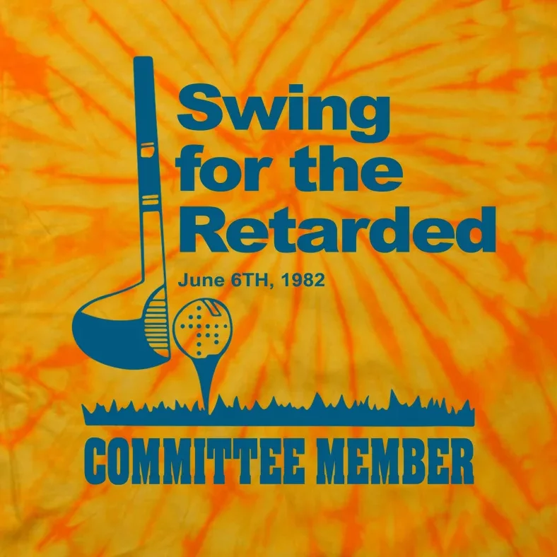 Swing For The Retarded June 6th 1982 Committee Tie-Dye T-Shirt