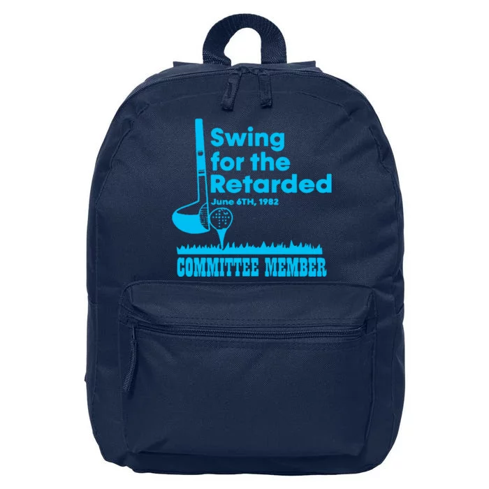 Swing For The Retarded June 6th 1982 Committee 16 in Basic Backpack