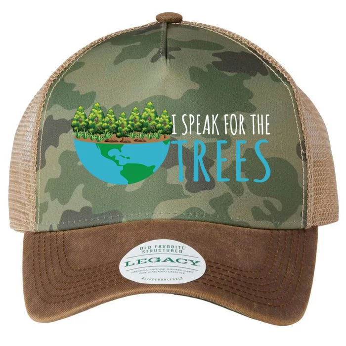 Speak For The Trees Activists Environt Earth Day Gift Legacy Tie Dye Trucker Hat