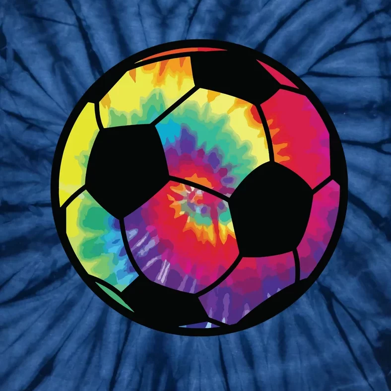 Soccer Football Tie Dye Rainbow Boy Teenage Men Girl Tie-Dye T-Shirt