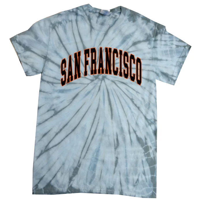 San Francisco Text Tie-Dye T-Shirt