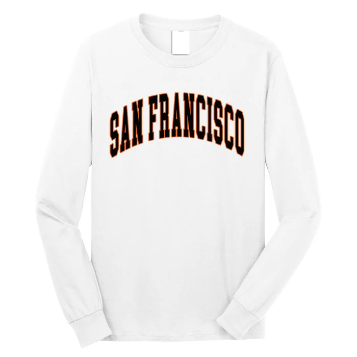 San Francisco Text Long Sleeve Shirt