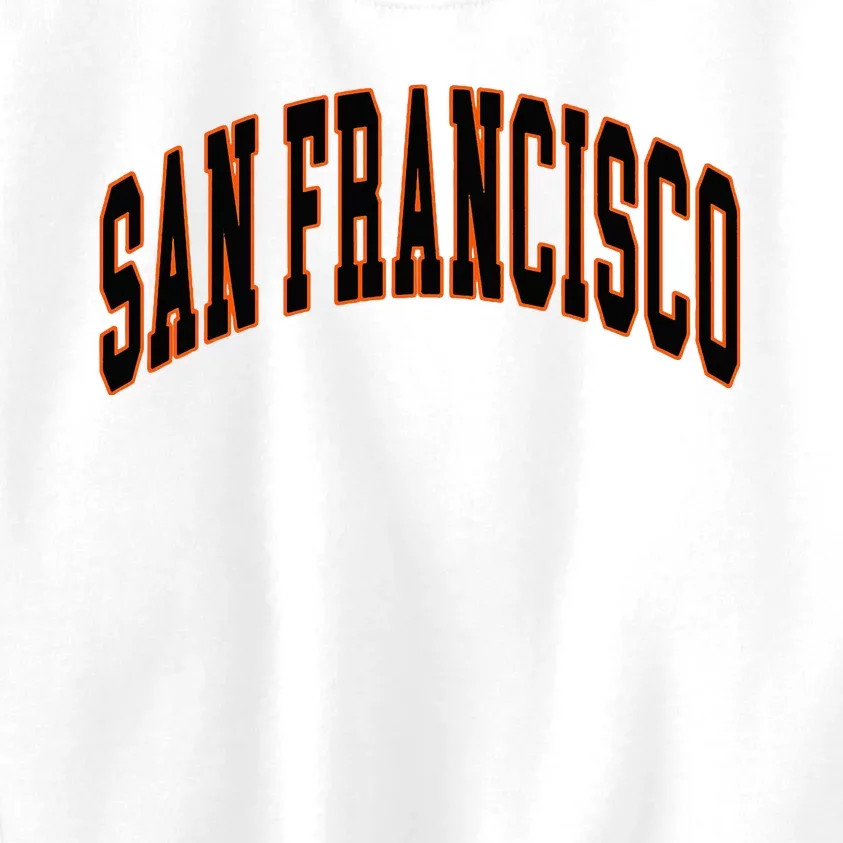 San Francisco Text Kids Sweatshirt