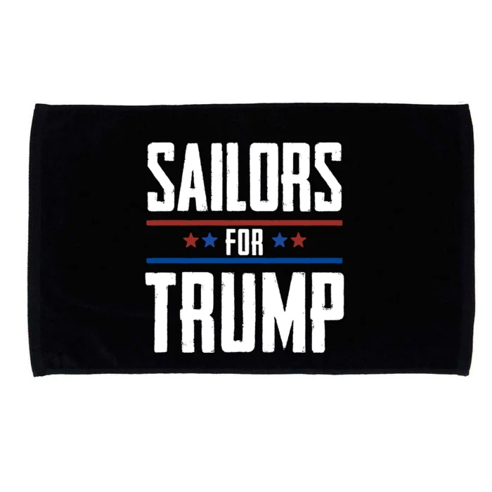 Sailors For Trump 2024 Microfiber Hand Towel