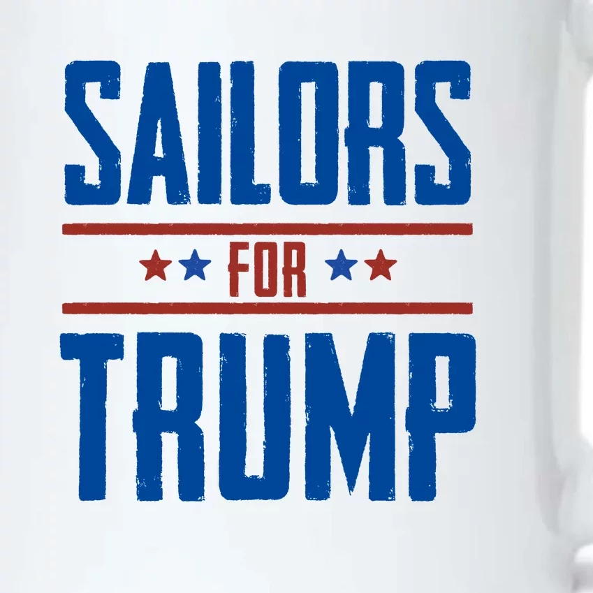 Sailors For Trump 2024 Black Color Changing Mug