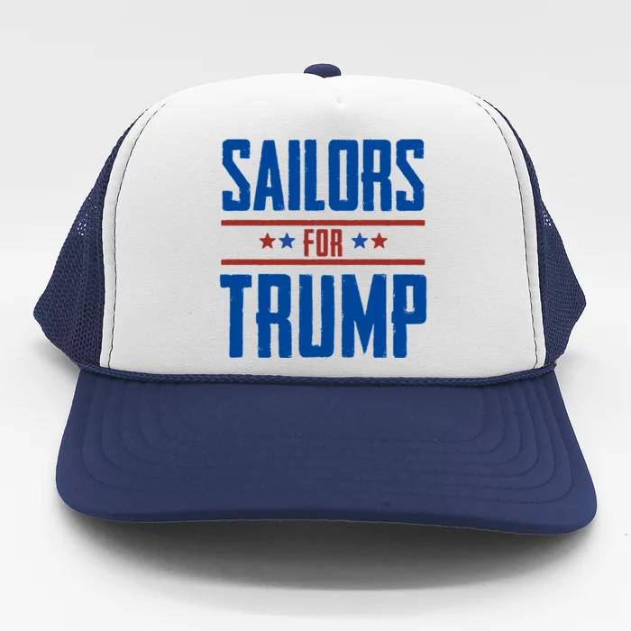 Sailors For Trump 2024 Trucker Hat