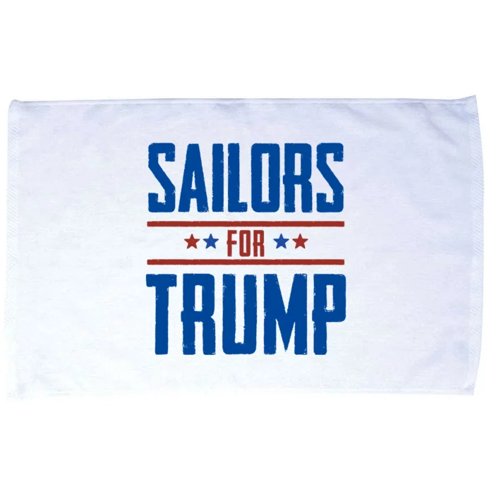 Sailors For Trump 2024 Microfiber Hand Towel