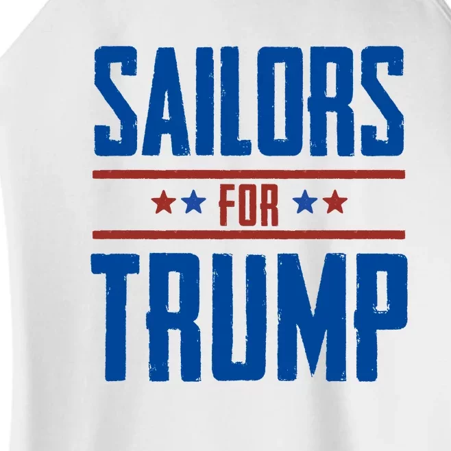 Sailors For Trump 2024 Women’s Perfect Tri Rocker Tank