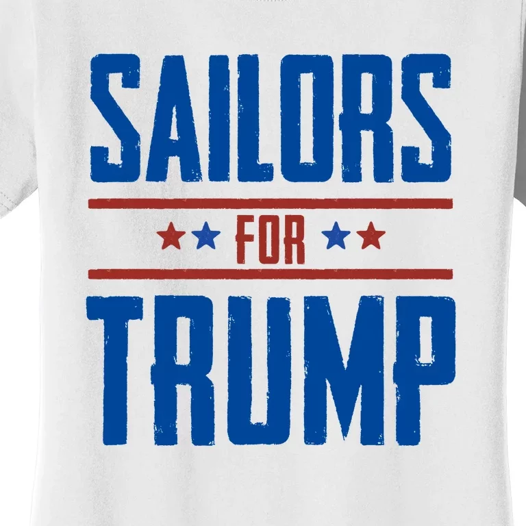 Sailors For Trump 2024 Women's T-Shirt