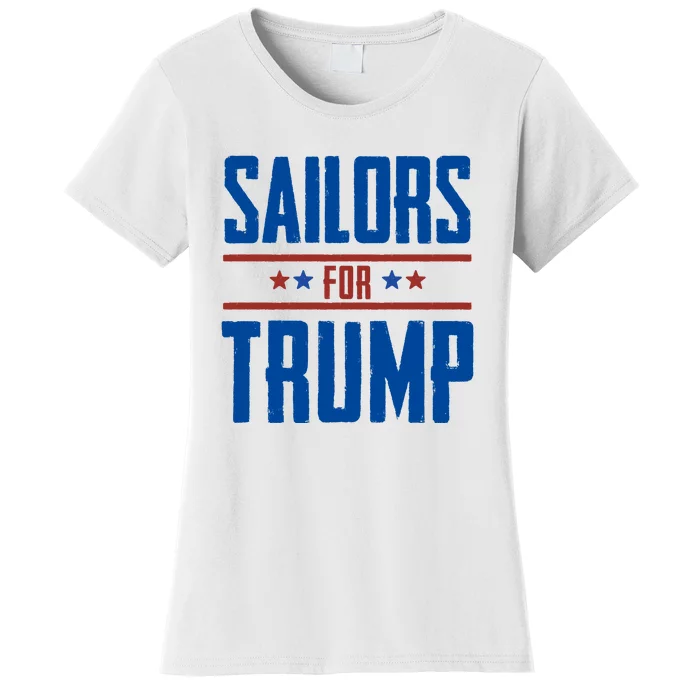 Sailors For Trump 2024 Women's T-Shirt