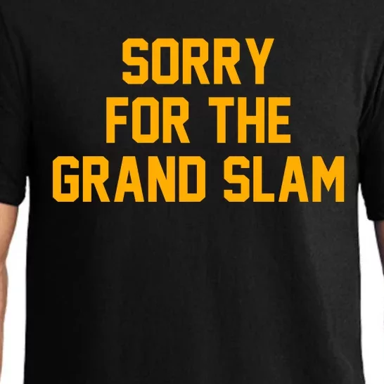 Sorry For The Grand Slam Pajama Set