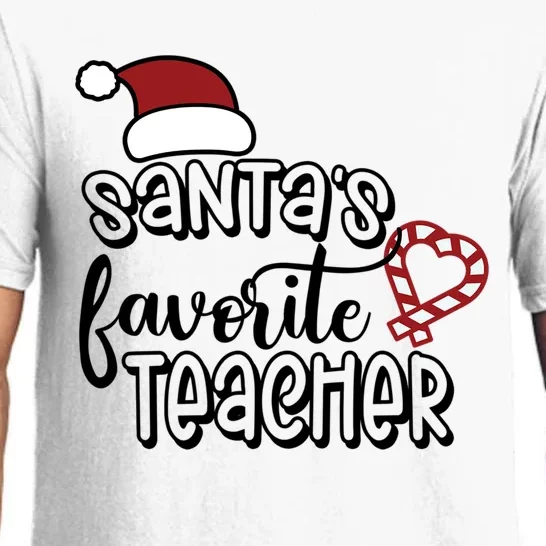 SantaS Favorite Teacher Christmas For Teachers Xmas Gift Pajama Set