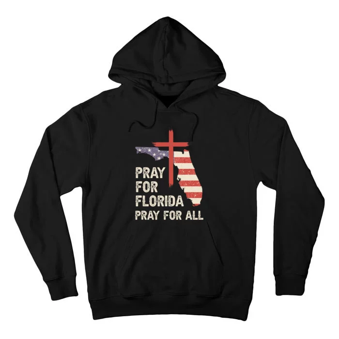 Safe From The Hurricane Milton Pray For Florida Pray For All Tall Hoodie