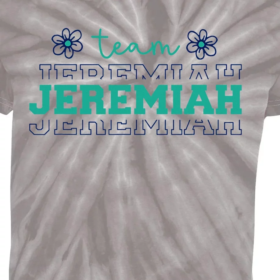 Summer Floral Team Jeremiah Kids Tie-Dye T-Shirt