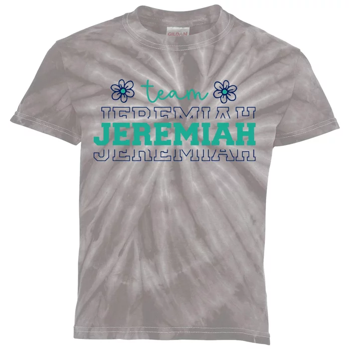 Summer Floral Team Jeremiah Kids Tie-Dye T-Shirt