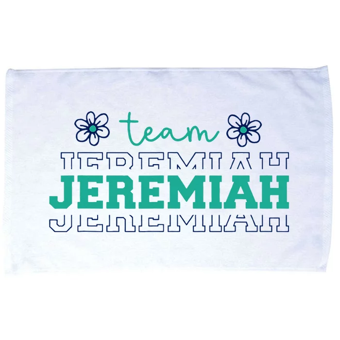 Summer Floral Team Jeremiah Microfiber Hand Towel