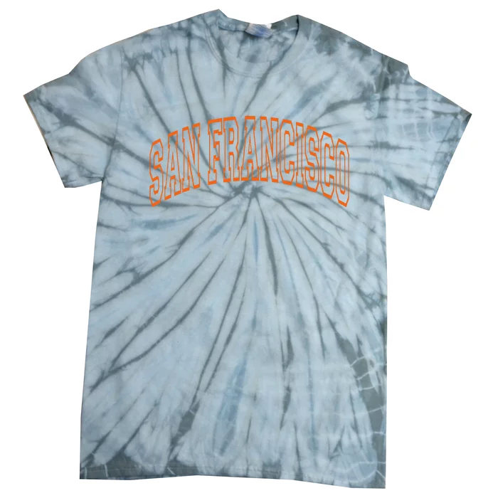 San Francisco Text Tie-Dye T-Shirt