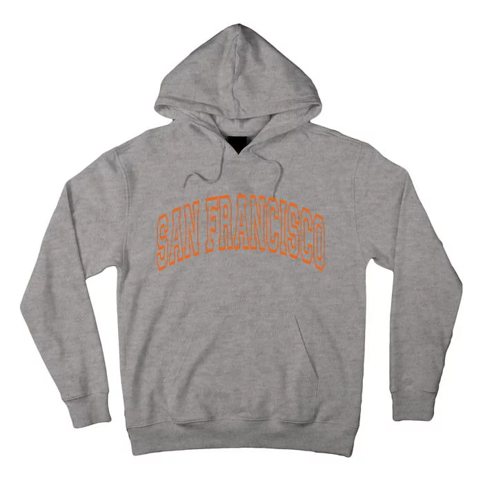 San Francisco Text Tall Hoodie