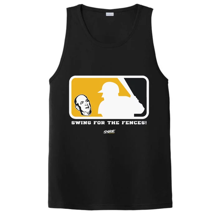 Swing For The Fences Oakland Baseball Fans Performance Tank