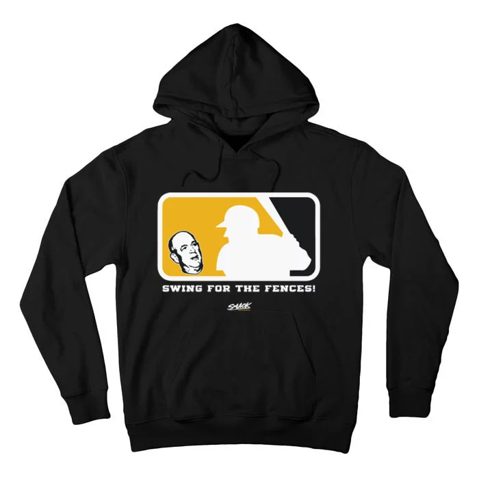 Swing For The Fences Oakland Baseball Fans Tall Hoodie