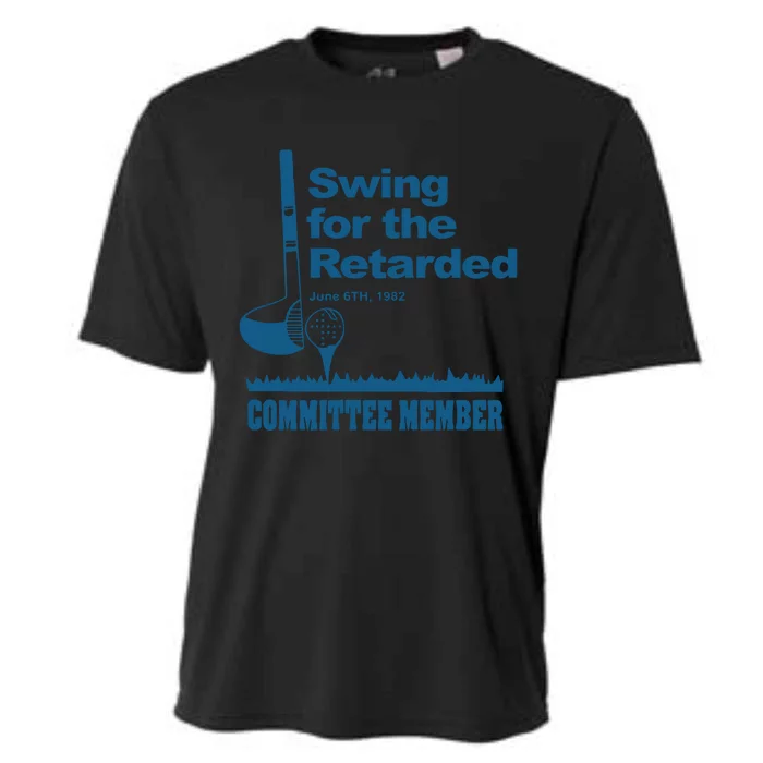 Swing For The Retarded June 6th 1982 Committee Cooling Performance Crew T-Shirt