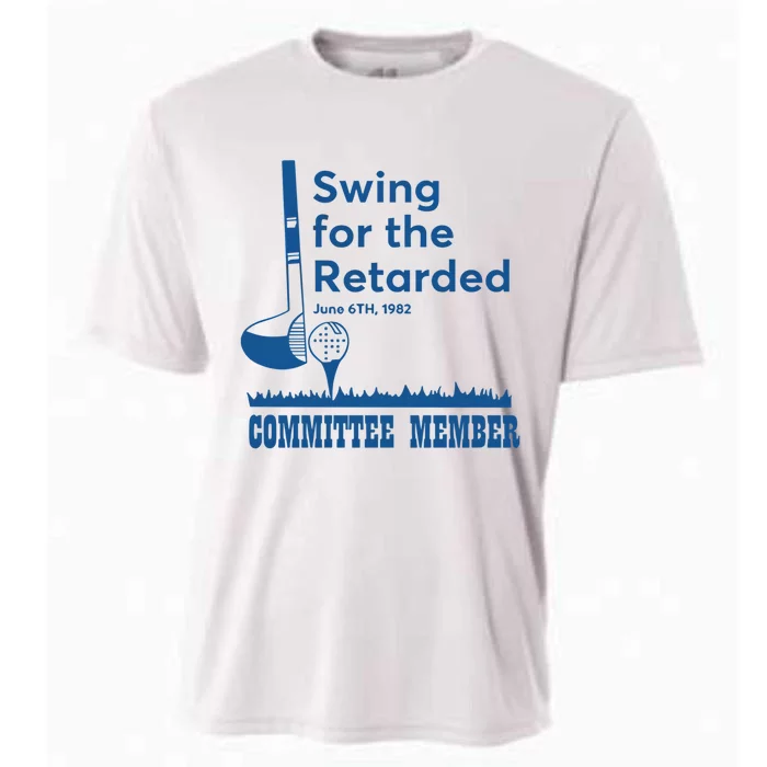 Swing For The Retarded June 6th 1982 Committee Cooling Performance Crew T-Shirt