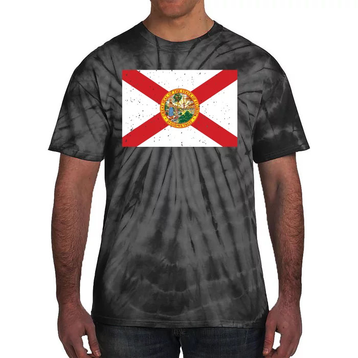 State Flag Tees Vintage Florida Fl State Flag Tie-Dye T-Shirt