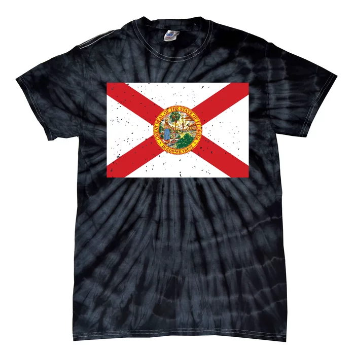 State Flag Tees Vintage Florida Fl State Flag Tie-Dye T-Shirt