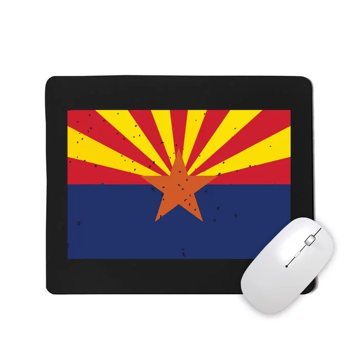 State Flag Tees Vintage Arizona Az State Flag Mousepad