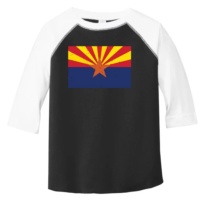 State Flag Tees Vintage Arizona Az State Flag Toddler Fine Jersey T-Shirt