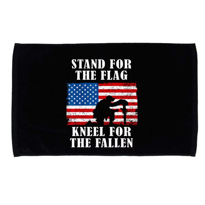 Stand For The Flag Veterans Day Partiotic Military Microfiber Hand Towel