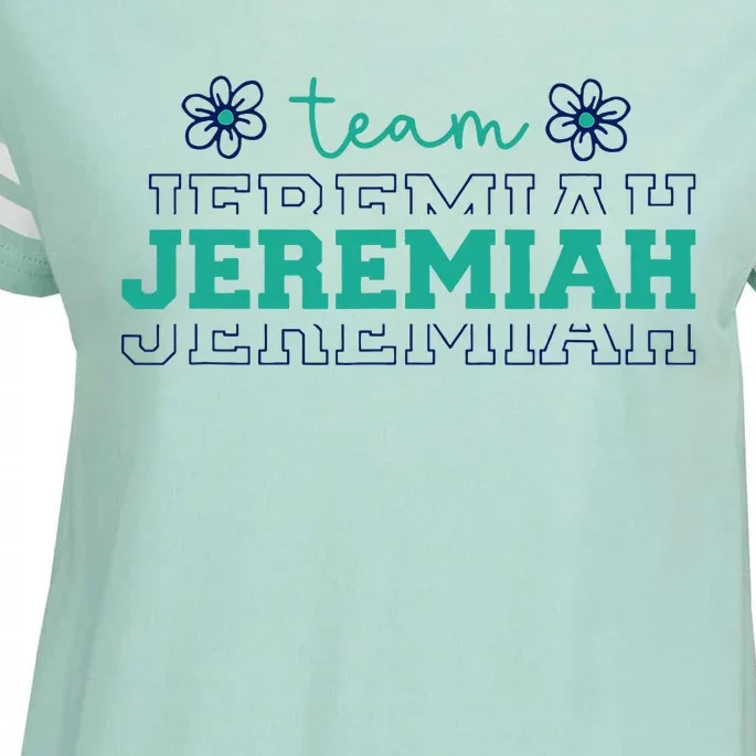 Summer Floral Team Jeremiah Enza Ladies Jersey Football T-Shirt