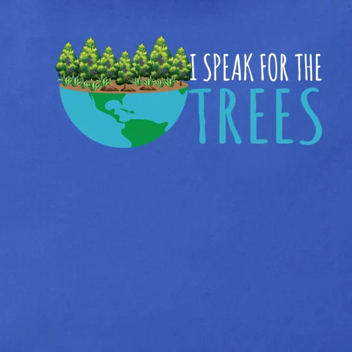 Speak For The Trees Activists Environt Earth Day Meaningful Gift Zip Tote Bag