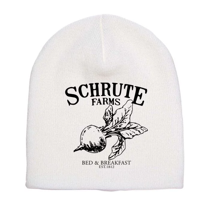 Schrute Farms The Office Schrute Farms Bed And Breakfast Short Acrylic Beanie