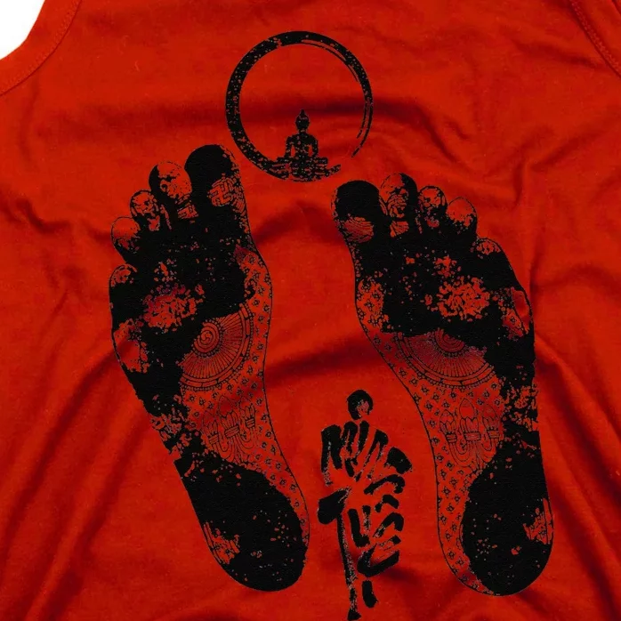 Sunburnt Footprints Thich Minh Tue Vietnamese Monks Moving Tank Top