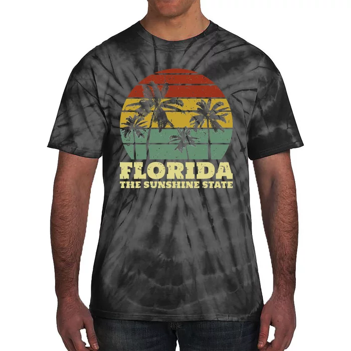 Summer Florida The Sunshine State Surf Style Tie-Dye T-Shirt