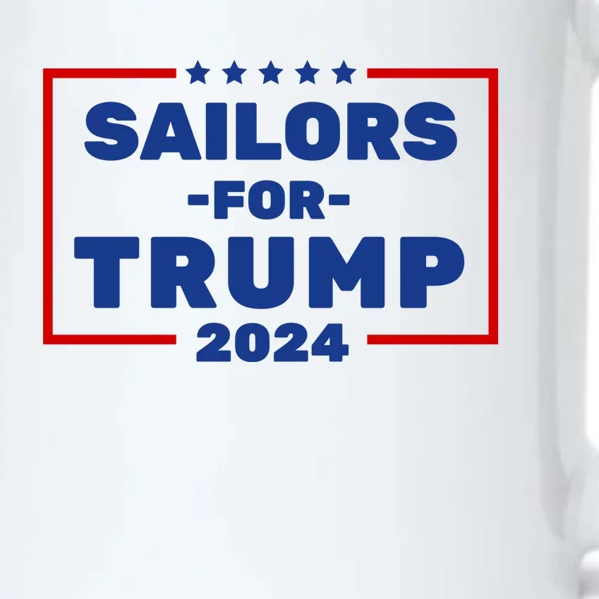 Sailors For Trump 2024 Black Color Changing Mug