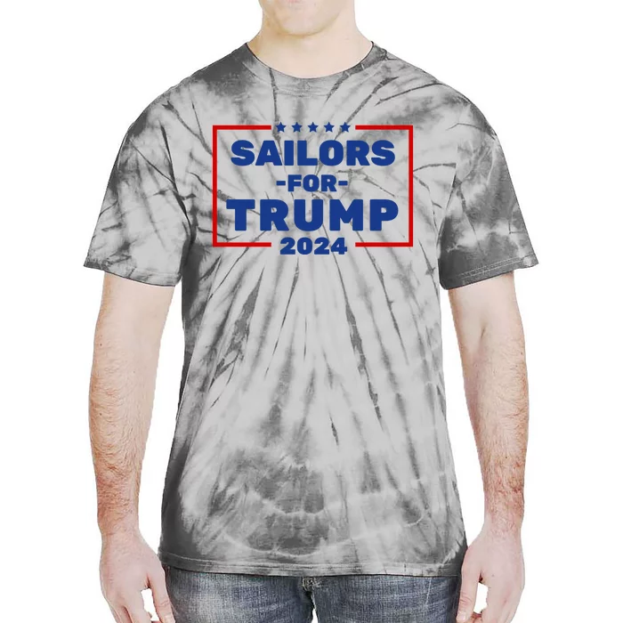 Sailors For Trump 2024 Tie-Dye T-Shirt