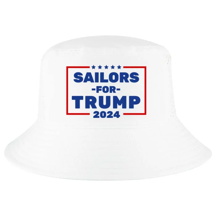 Sailors For Trump 2024 Cool Comfort Performance Bucket Hat