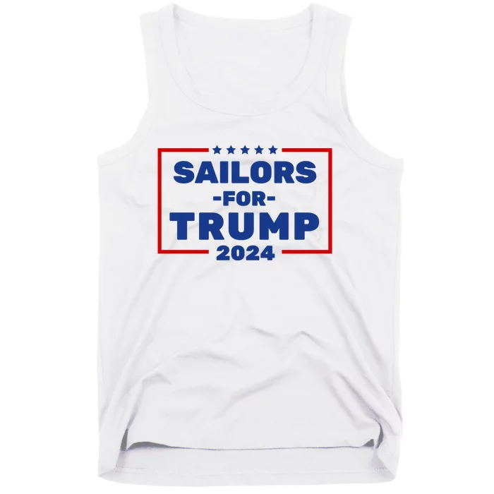 Sailors For Trump 2024 Tank Top