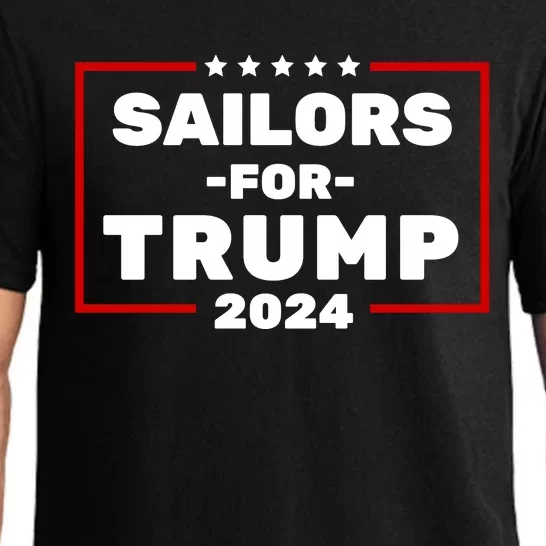 Sailors For Trump 2024 Pajama Set