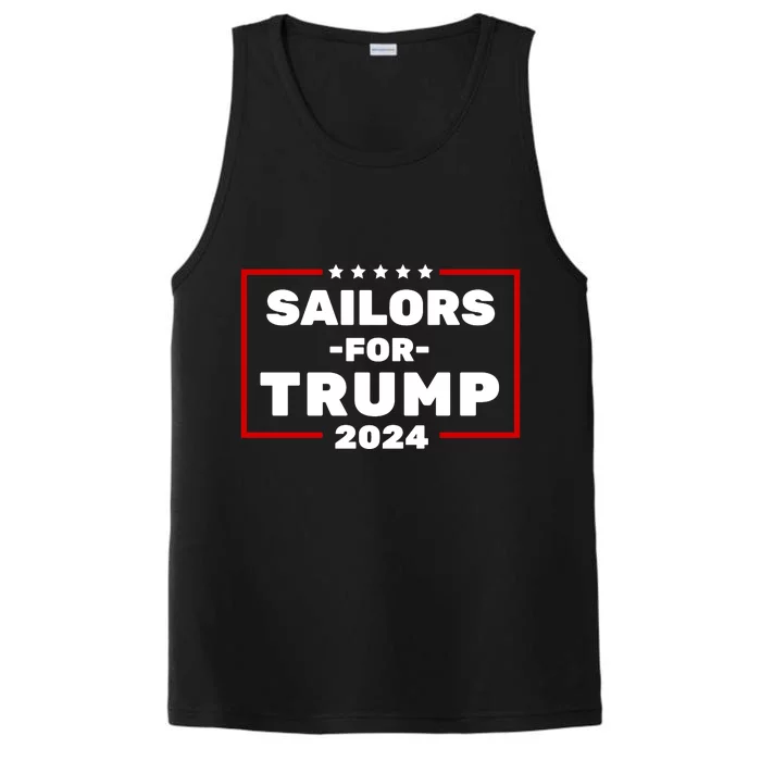 Sailors For Trump 2024 Performance Tank