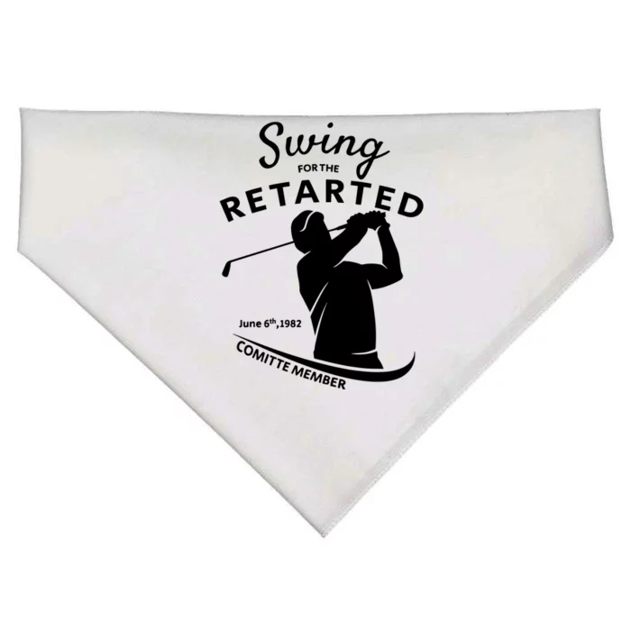 Swing For The Retarded June 6th 1982 Committee Member USA-Made Doggie Bandana