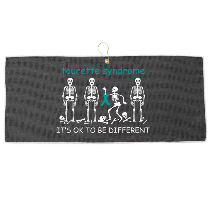 Support For Tourette Syndrome Large Microfiber Waffle Golf Towel