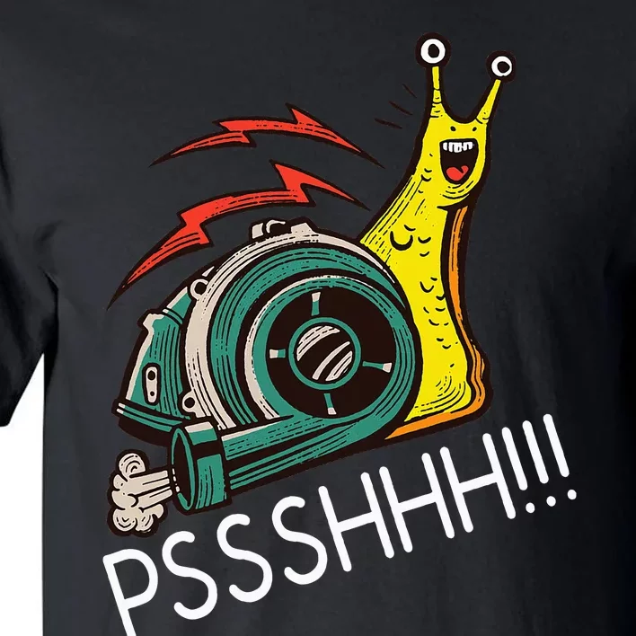 Snail Funny Turbo Boost Racing Pshh Tall T-Shirt