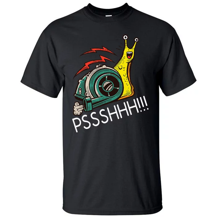 Snail Funny Turbo Boost Racing Pshh Tall T-Shirt